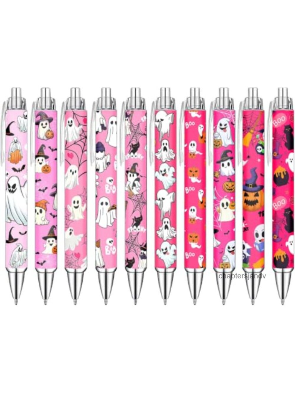 Halloween Ghost Ballpoint Pens 10 Pack